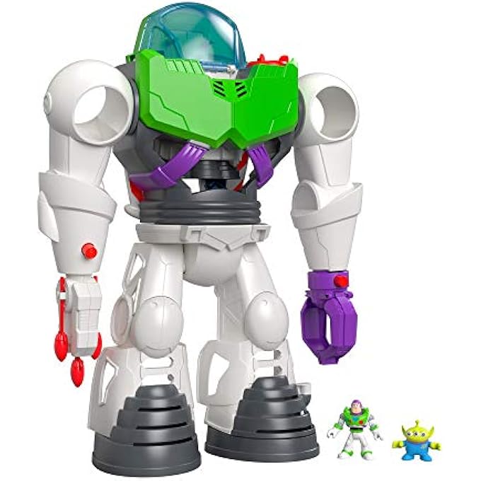 IMAGINEXT PRESCHOOL TOY DISNEY PIXAR TOY STORY BUZZ LIGHTYEAR ROBOT PLAYSET WITH SPACESHIP FOR PRETEND PLAY KIDS AGES 3+ YEARS - Image 2